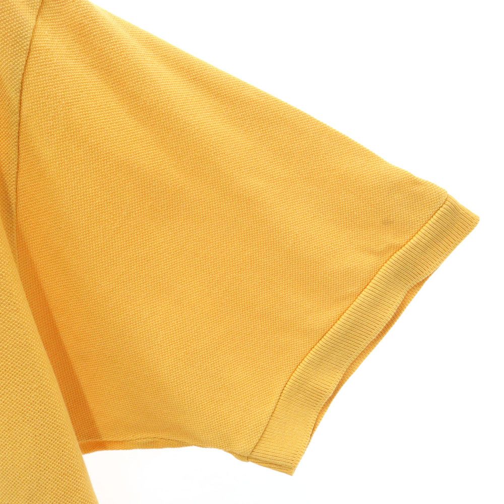 Burberrys バーバリーズ 90s オールド 半袖 ポロシャツ XL イエロー系 OF LONDON 鹿の子地 メンズ