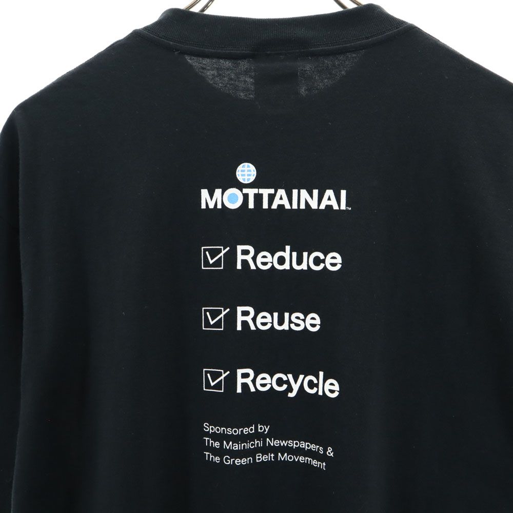 アンビル プリント 半袖 Tシャツ M ブラック anbil メンズ