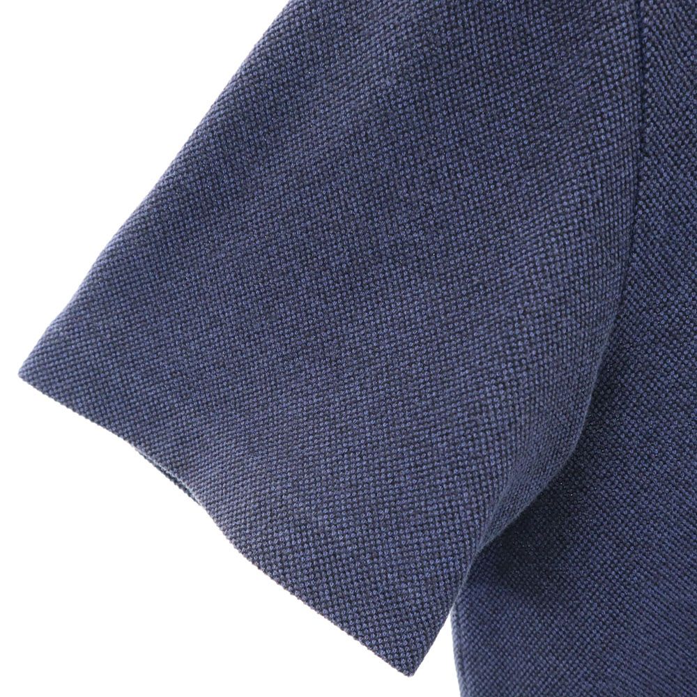 HUGO BOSS ヒューゴボス 半袖 ポロシャツ L ネイビー系 鹿の子 メンズ