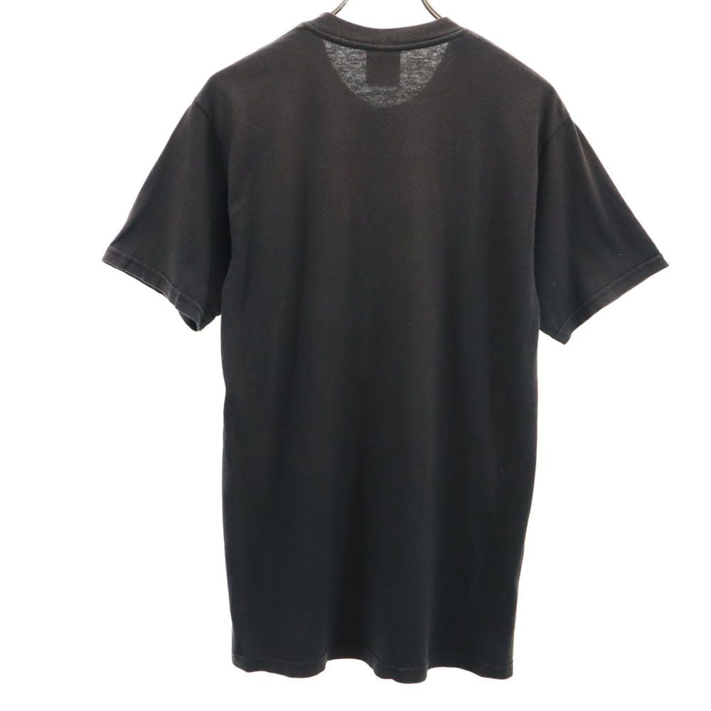 Lee リー 90s USA製 オールド プリント 半袖 Tシャツ M ブラック系 メンズ