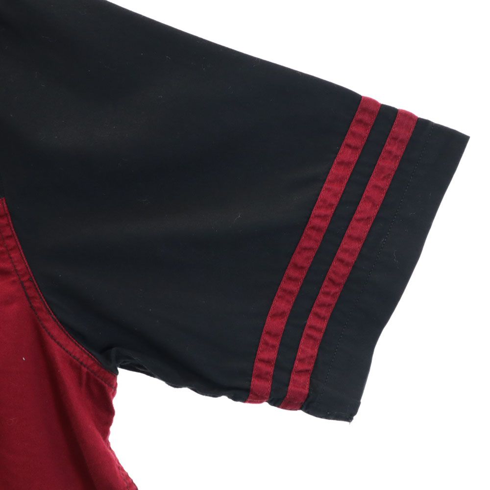 HARLEY DAVIDSON ハーレーダビッドソン バックプリント 半袖 ボタンダウンシャツ XL ブラック系 メンズ