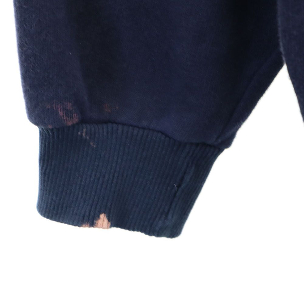 カステルバジャック イタリア製 長袖 スウェット トレーナー M ネイビー JC de CASTELBAJAC 裏起毛 刺繍 レディース