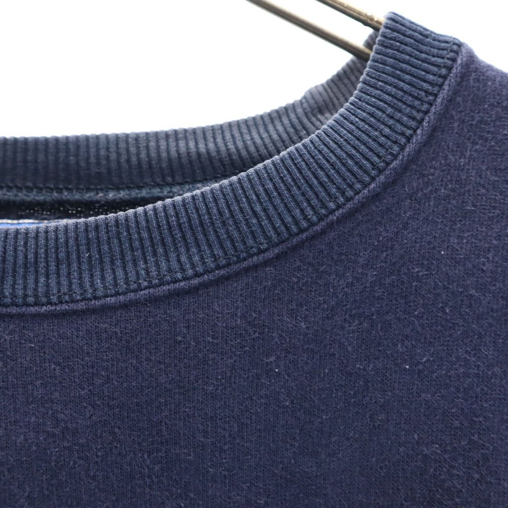 カステルバジャック イタリア製 長袖 スウェット トレーナー M ネイビー JC de CASTELBAJAC 裏起毛 刺繍 レディース