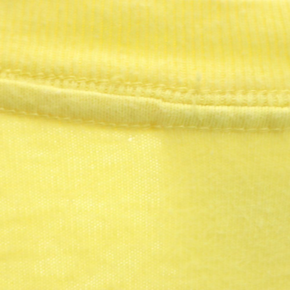 Hanes ヘインズ 90s オールド バックプリント 半袖 Tシャツ L イエロー メンズ