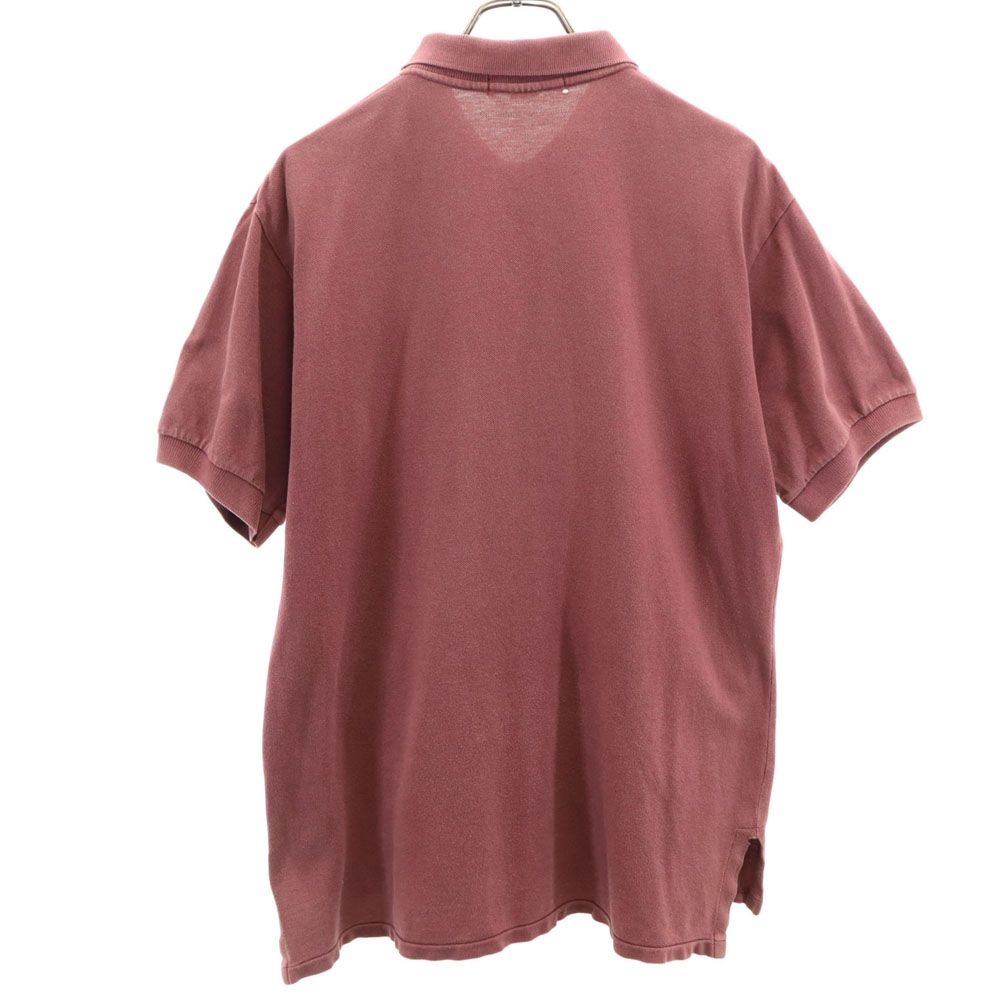 Polo by Ralph Lauren ポロバイラルフローレン USA製 半袖 ポロシャツ S ブラウン系 鹿の子地 メンズ