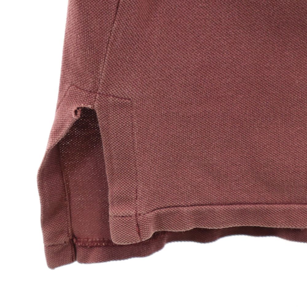 Polo by Ralph Lauren ポロバイラルフローレン USA製 半袖 ポロシャツ S ブラウン系 鹿の子地 メンズ