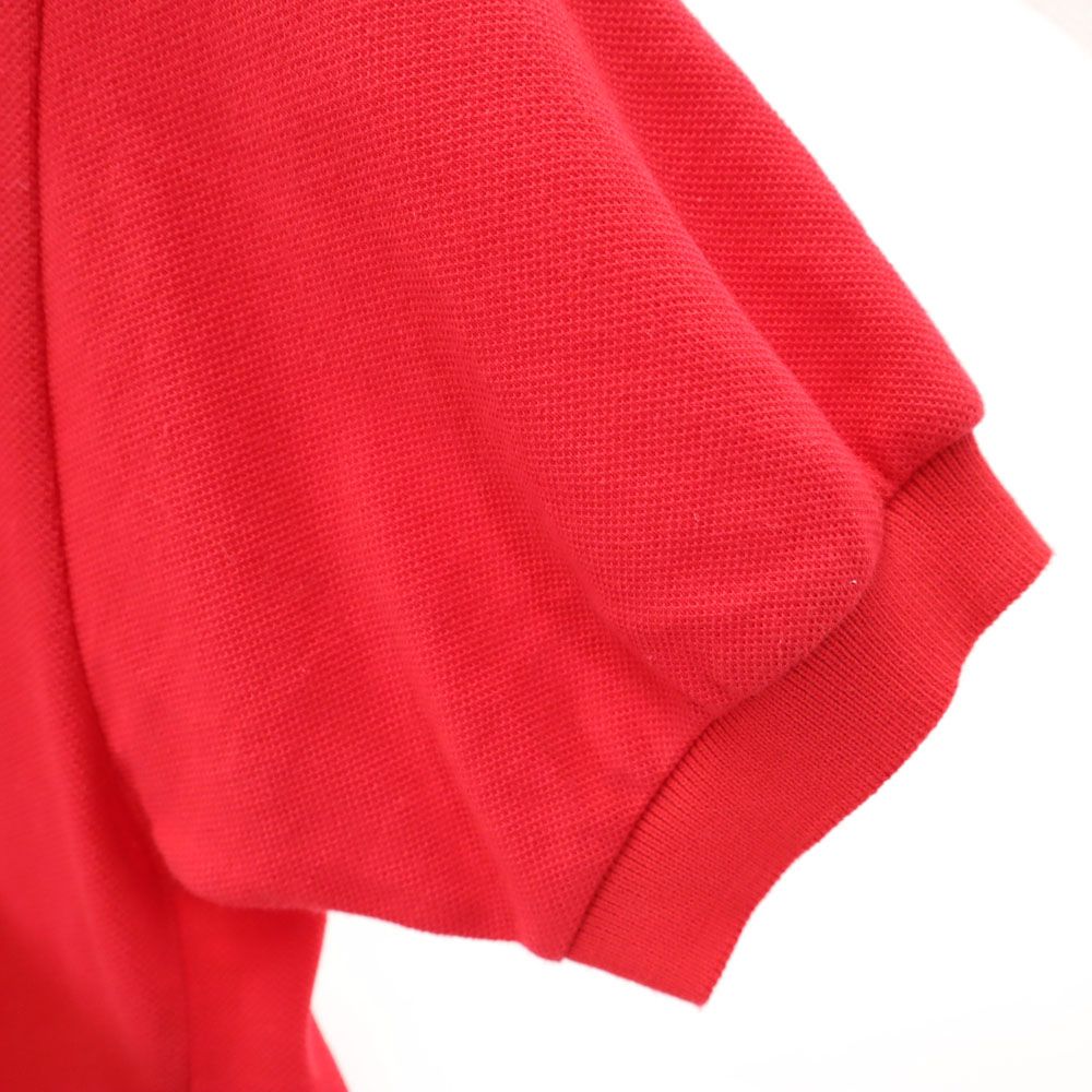 CHEMISE LACOSTE シュミーズラコステ 半袖 ポロシャツ 2 赤 鹿の子地 メンズ
