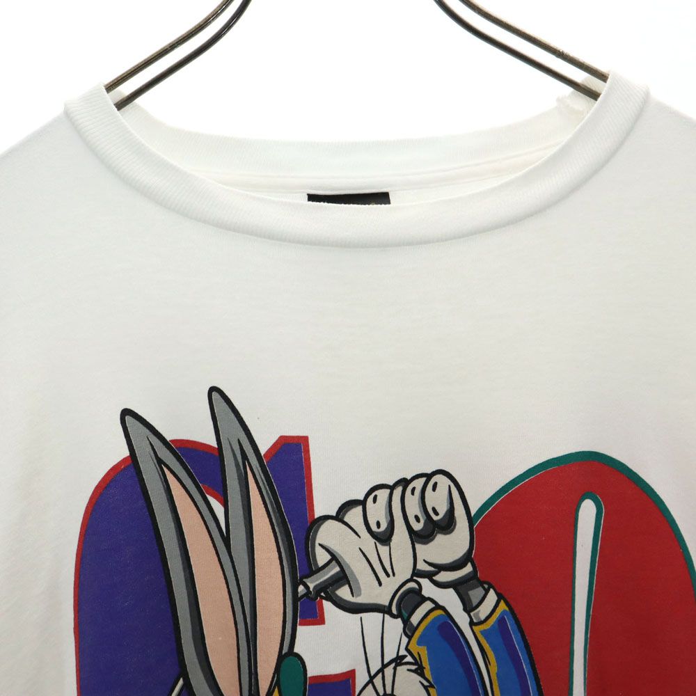チェンジーズ 90s USA製 ワーナーブラザーズ バックスバニー プリント バッグス・バニー 半袖 Tシャツ XL ホワイト Changes メンズ
