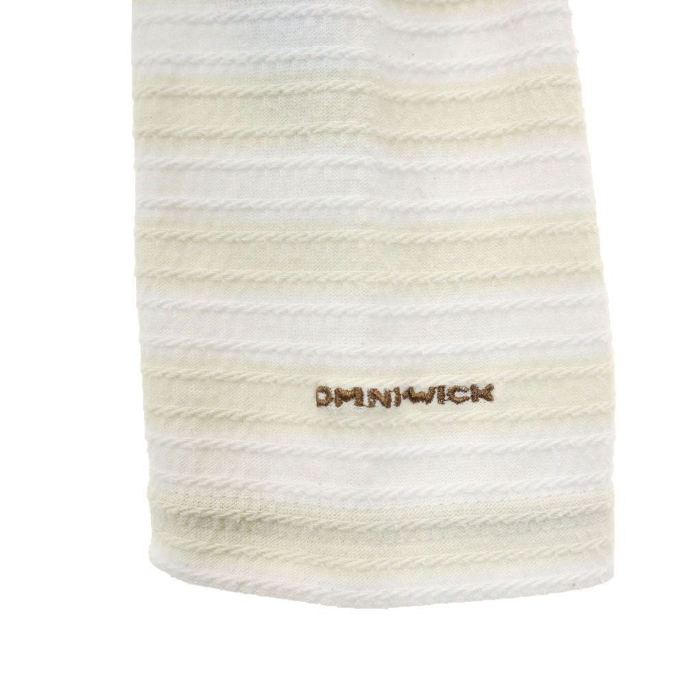 コロンビア アウトドア ボーダー柄 長袖 OMNI-WICK ロングシャツ S ホワイト Columbia ロンT メンズ