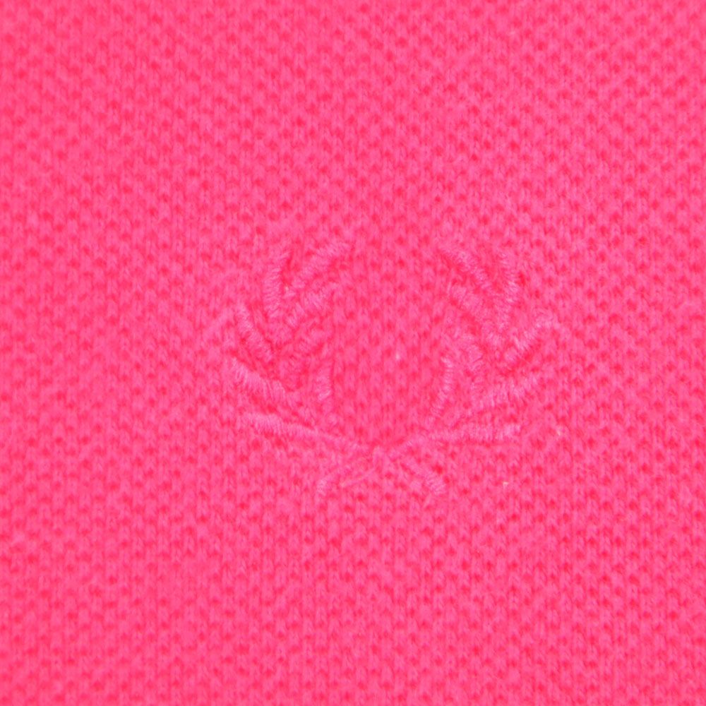 FRED PERRY フレッドペリー 90s オールド 半袖 鹿の子 ポロシャツ 40 ピンク メンズ