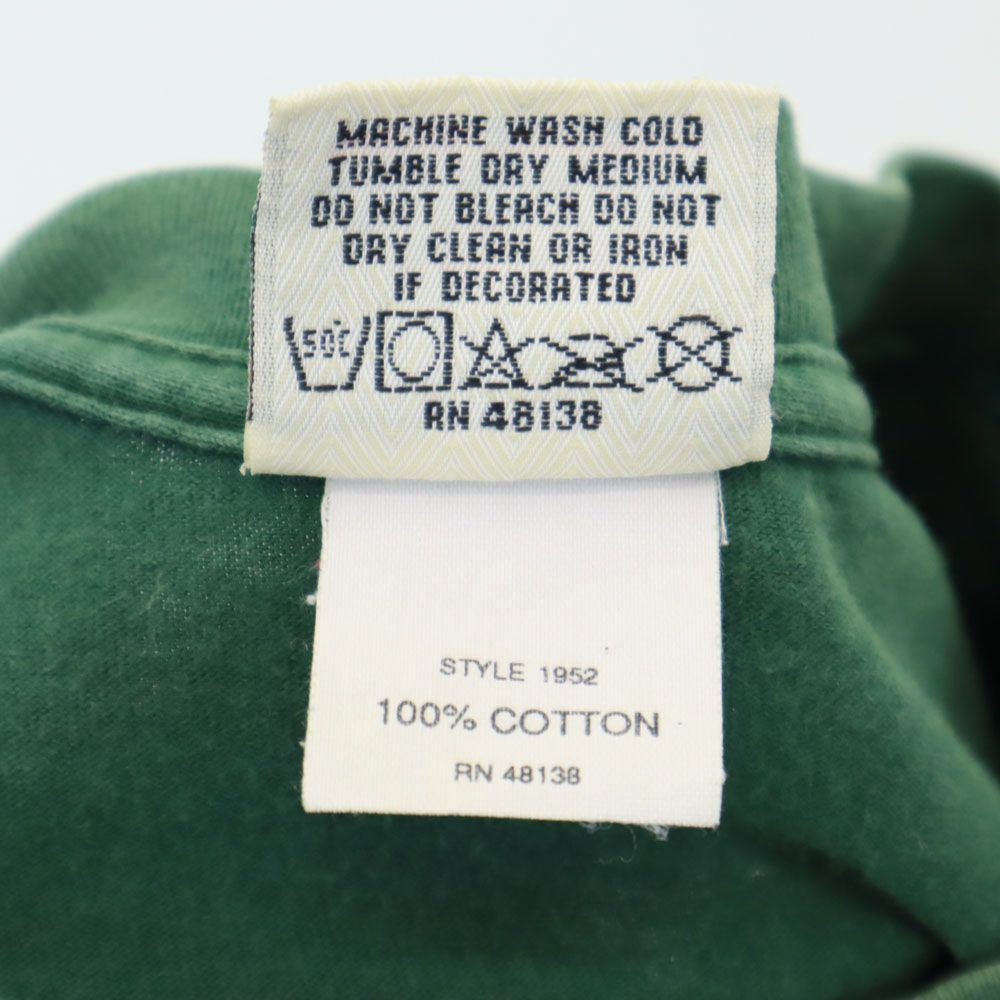 NUTMEG ナツメグ 90s USA製 オールド 半袖 Tシャツ M グリーン系 メンズ