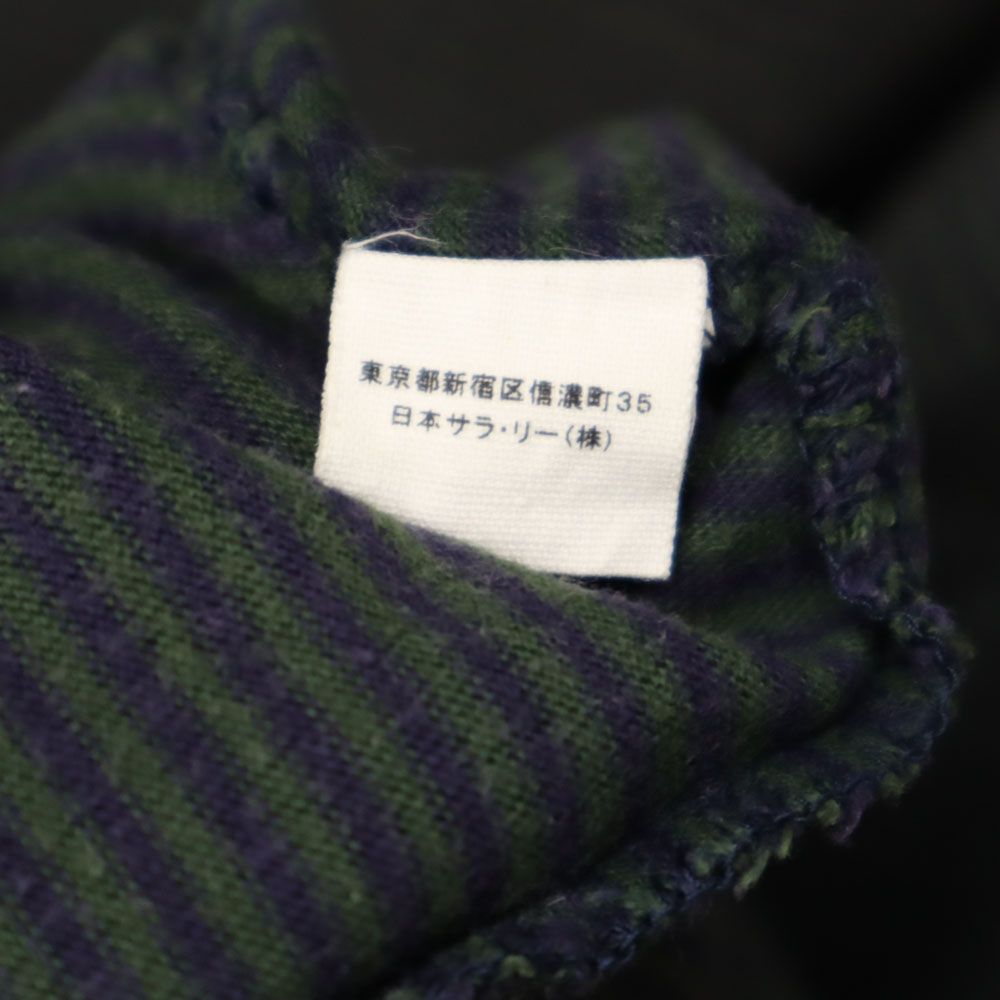 Polo by Ralph Lauren ポロバイラルフローレン 日本製 ボーダー柄 半袖 Tシャツ L 紺紫 メンズ