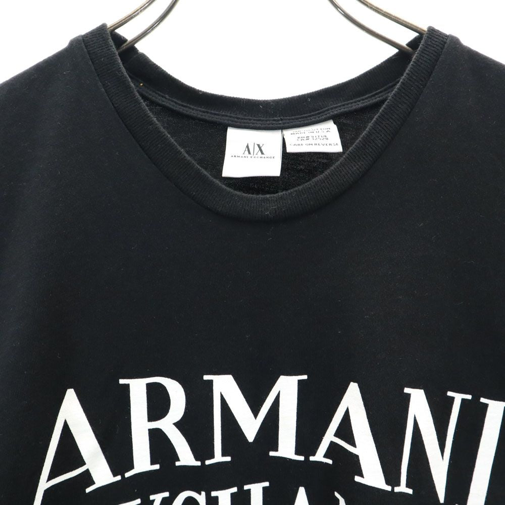 ARMANI EXCHANGE アルマーニエクスチェンジ 90s USA製 オールド ノースリーブ タンクトップ M ブラック レディース