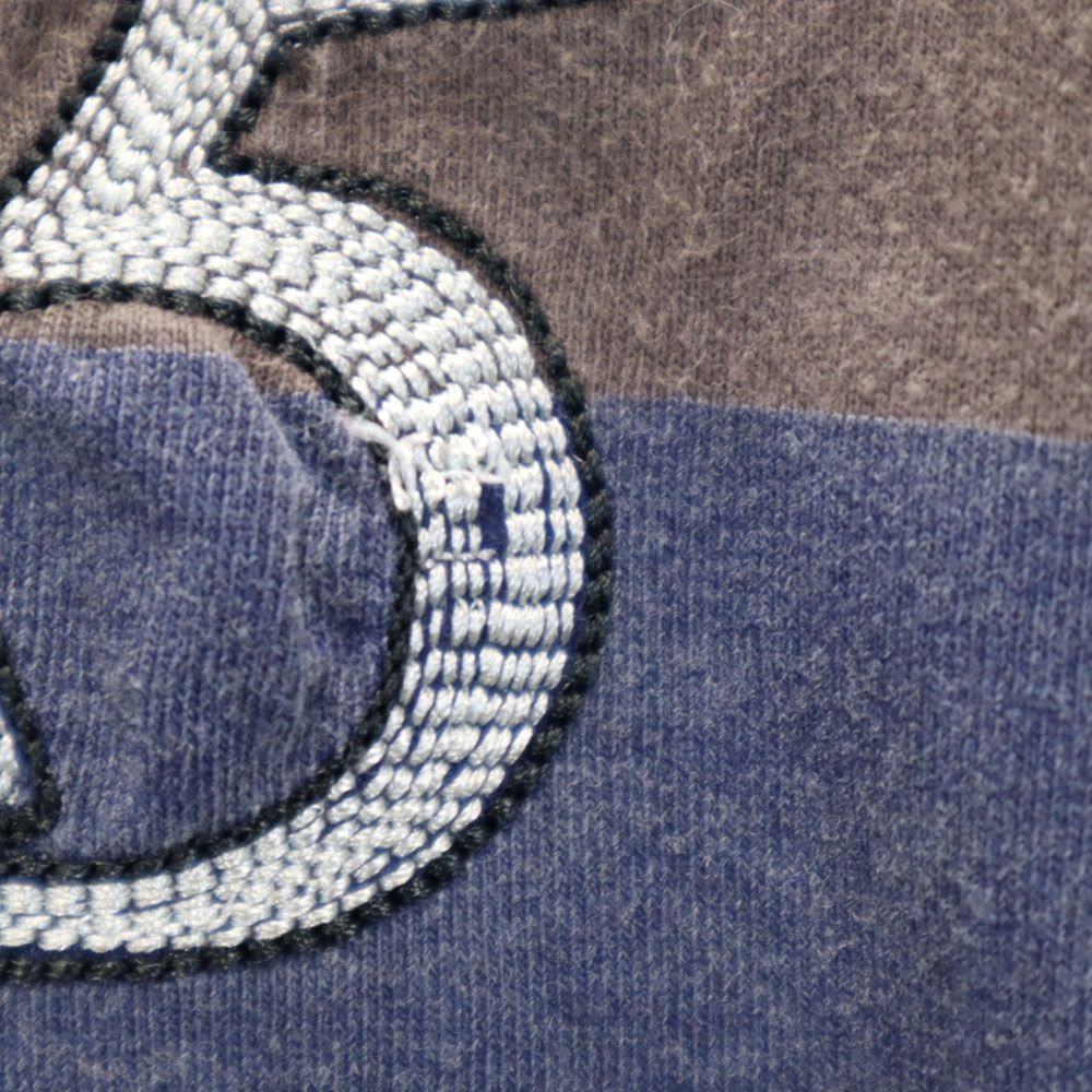 THE NORTH FACE ザノースフェイス AT01389 半袖 アウトドア トリム Tシャツ M グレー×ブルー リンガー メンズ