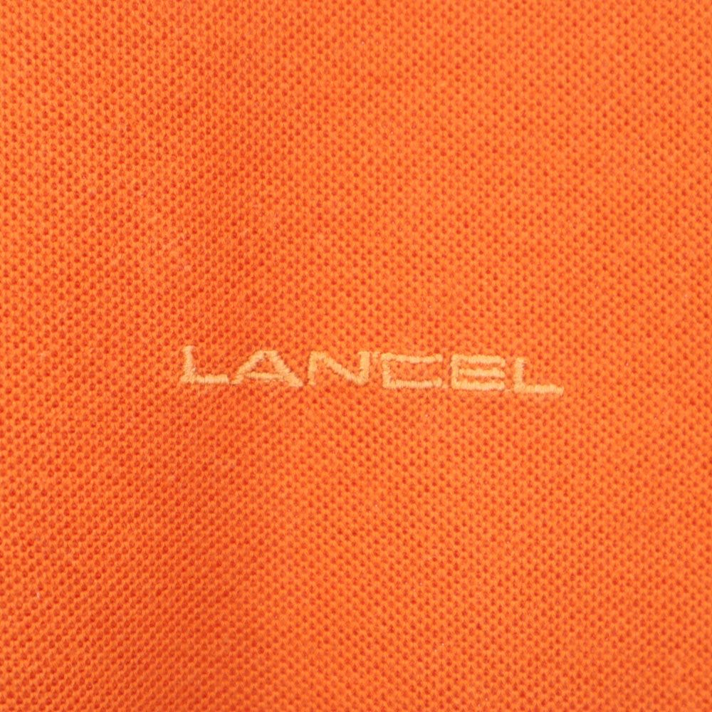 ランセル 半袖 ポロシャツ M オレンジ LANCEL 鹿の子 レディース