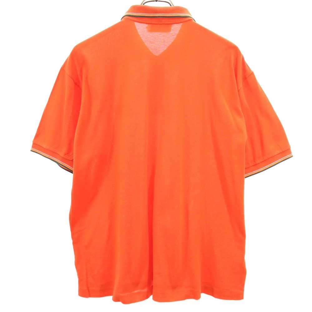 Missoni ミッソーニ イタリア製 半袖 ポロシャツ M オレンジ 鹿の子 メンズ