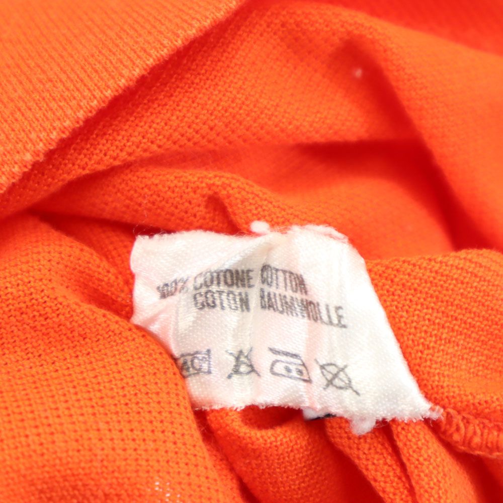 Missoni ミッソーニ イタリア製 半袖 ポロシャツ M オレンジ 鹿の子 メンズ