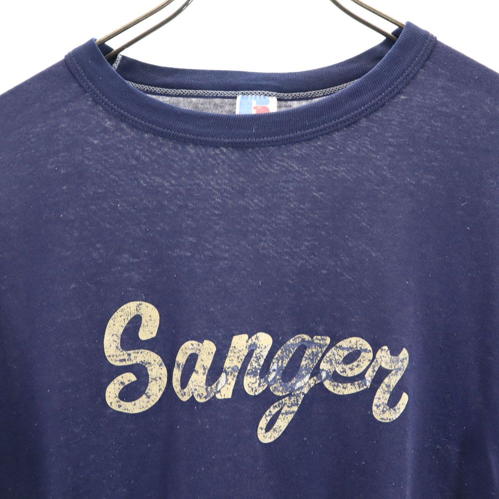 RUSSELL ATHLETIC ラッセルアスレチック 90s オールド 半袖 Tシャツ L ネイビー メンズ