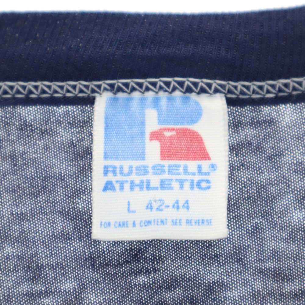 RUSSELL ATHLETIC ラッセルアスレチック 90s オールド 半袖 Tシャツ L ネイビー メンズ