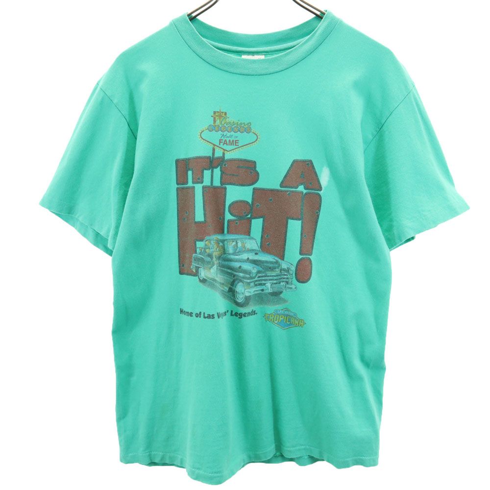 anbil アンビル 90s USA製 オールド 半袖 Tシャツ M エメラルドグリーン メンズ