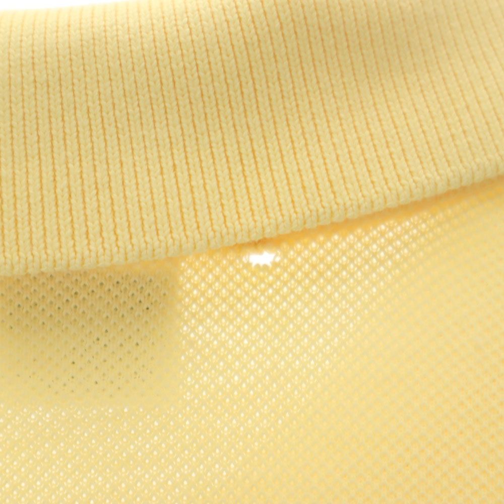 アイゾッドラコステ 90s USA製 オールド 半袖 鹿の子 ポロシャツ M イエロー IZOD LACOSTE メンズ