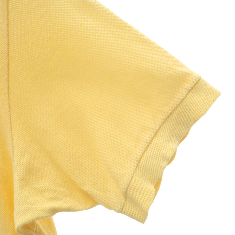 アイゾッドラコステ 90s USA製 オールド 半袖 鹿の子 ポロシャツ M イエロー IZOD LACOSTE メンズ