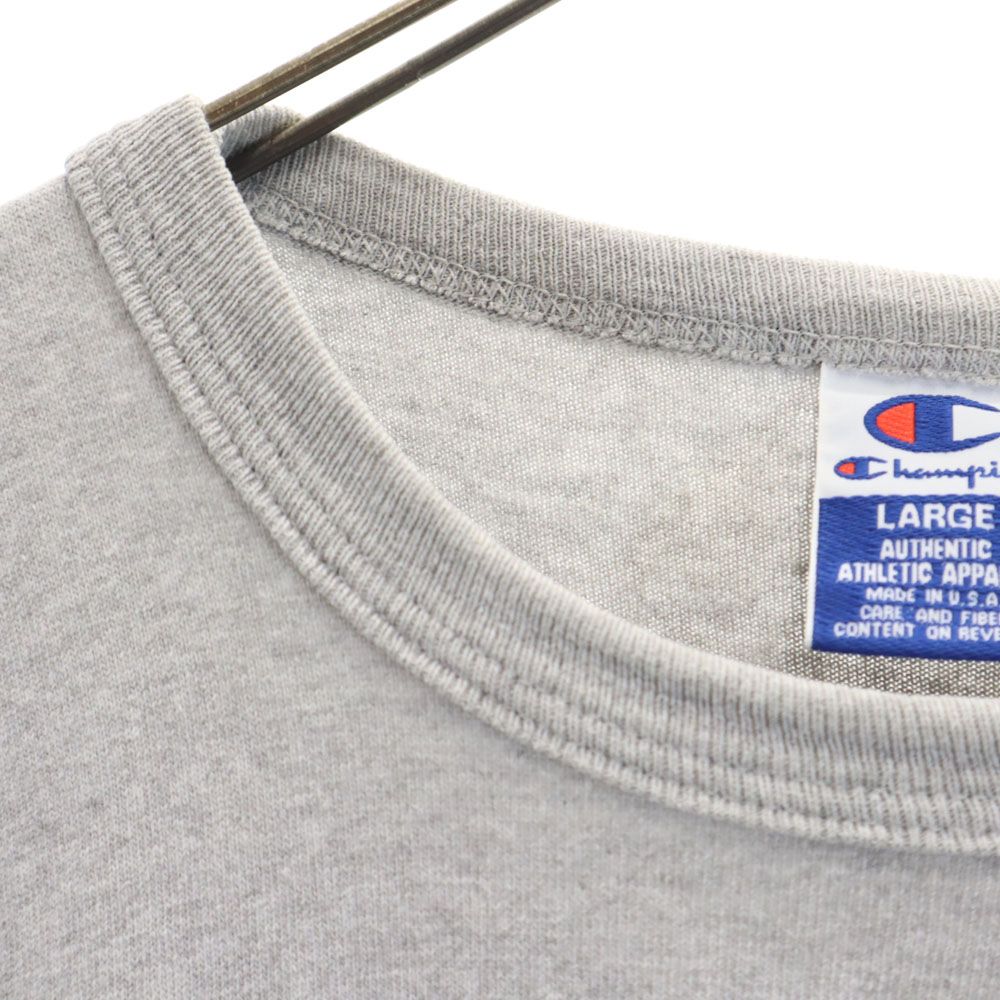 Champion チャンピオン 90s USA製 オールド 半袖 Tシャツ L グレー メンズ