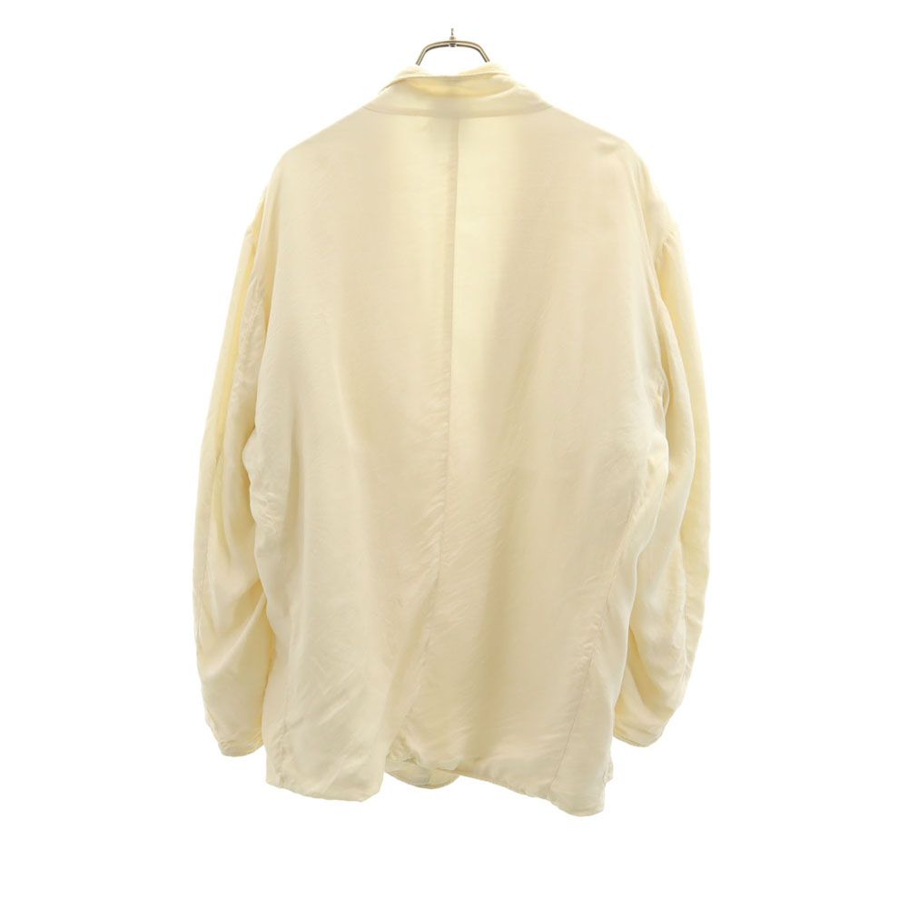 go silk 90s シルク100％ オールド デザイン 中綿入り テーラードジャケット 3 ベージュ系 メンズ