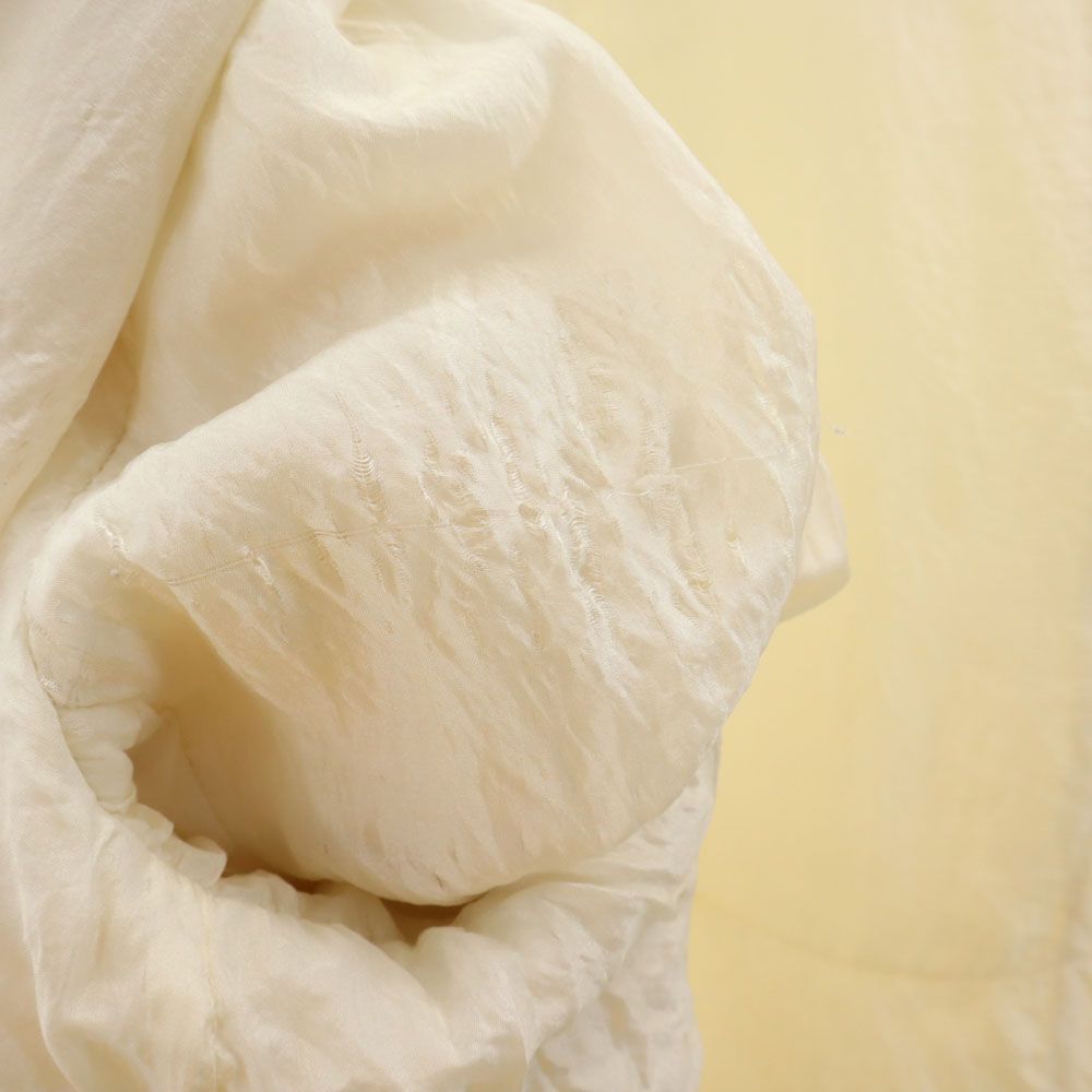 go silk 90s シルク100％ オールド デザイン 中綿入り テーラードジャケット 3 ベージュ系 メンズ