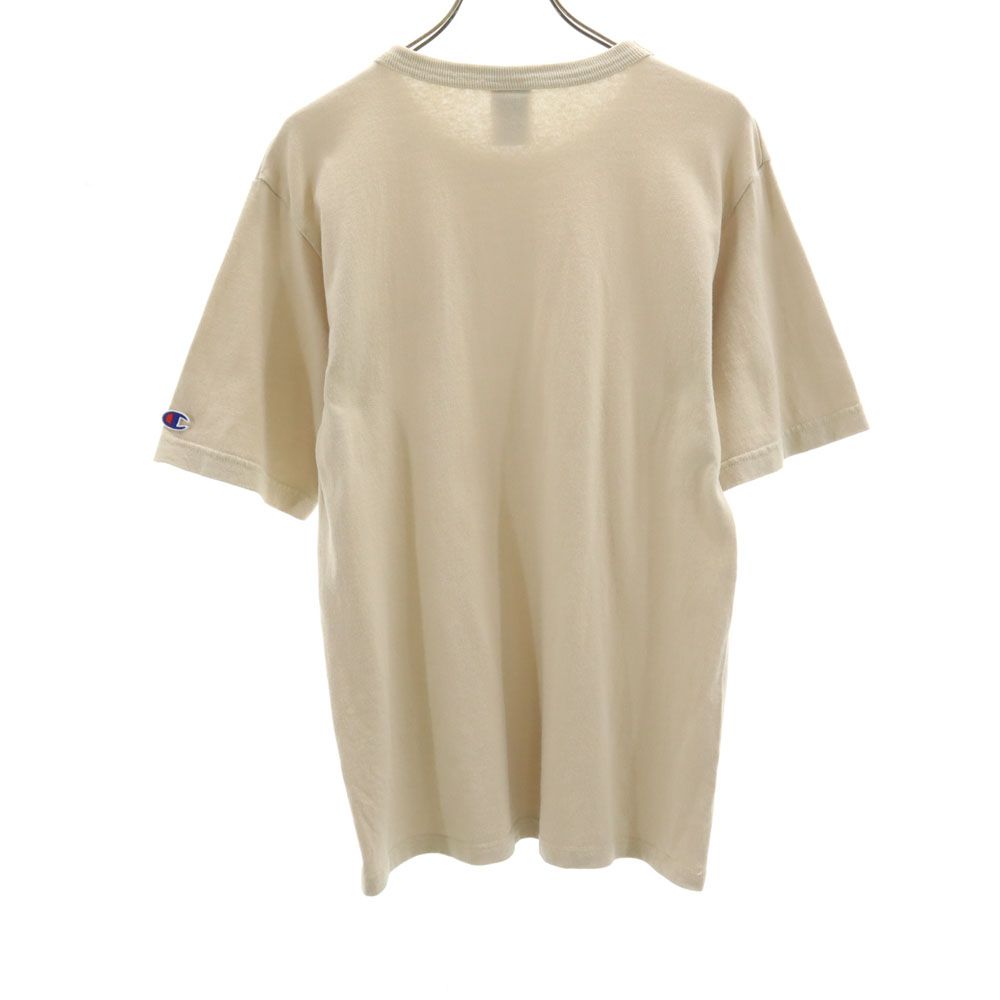 Champion チャンピオン 90s USA製 オールド 半袖 Tシャツ M ベージュ メンズ