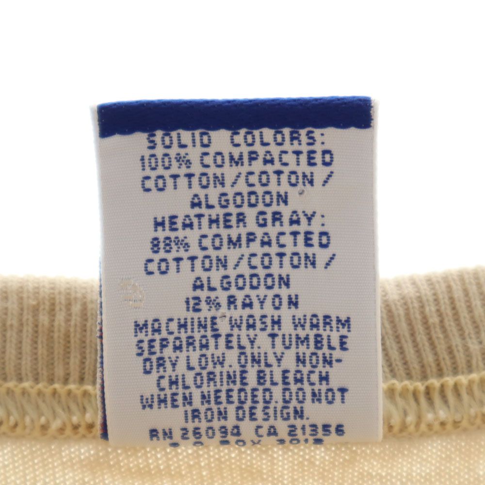 Champion チャンピオン 90s USA製 オールド 半袖 Tシャツ M ベージュ メンズ