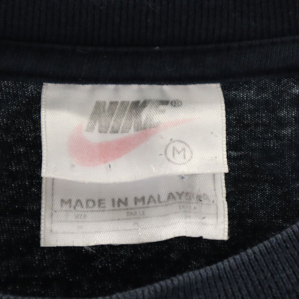 ナイキ 90s オールド バックプリント 半袖 Tシャツ M 黒 NIKE メンズ