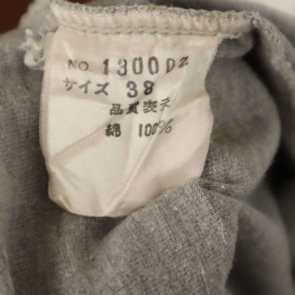 composition by KENZO コンポジション ケンゾー 90s 日本製 オールド バックプリント 半袖 Tシャツ 38 グレー レディース