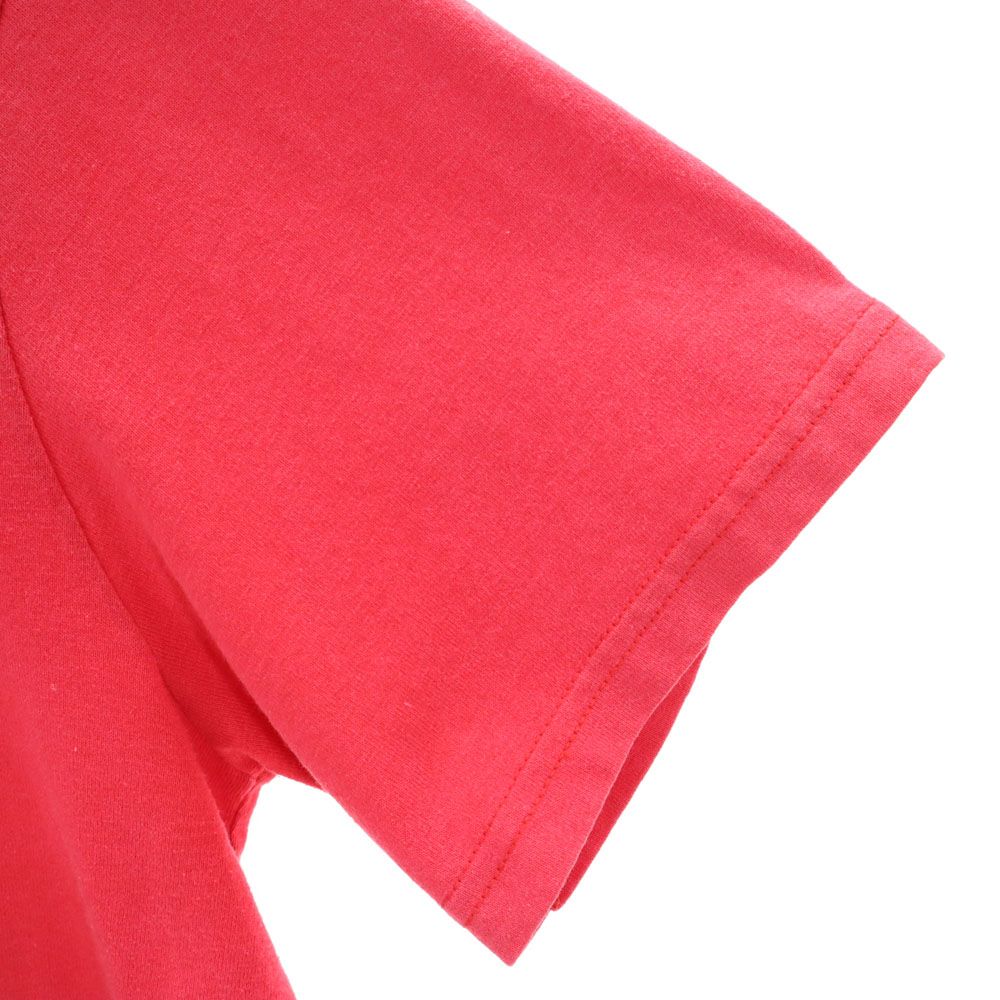 MICKEY UNLIMITED LAND'N SEA 90s オールド ミッキーマウス 半袖 Tシャツ レッドピンク MICKEY UNLIMITED LAND'N SEA ディズニー Disney パズル メンズ