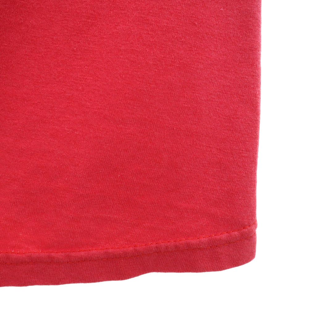 MICKEY UNLIMITED LAND'N SEA 90s オールド ミッキーマウス 半袖 Tシャツ レッドピンク MICKEY UNLIMITED LAND'N SEA ディズニー Disney パズル メンズ