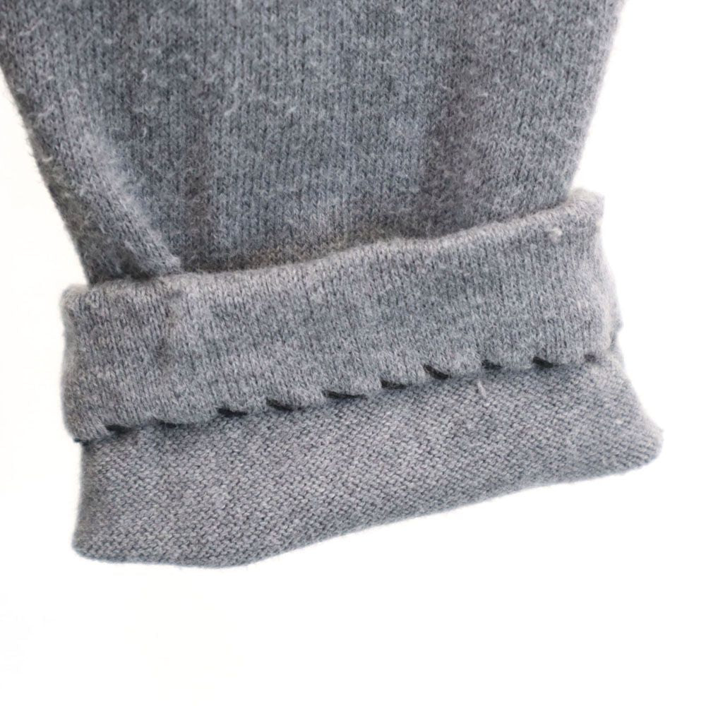 BURBERRY BLUE LABEL バーバリーブルーレーベル 三陽商会 長袖 コットン セーター 38 グレー ニット レディース