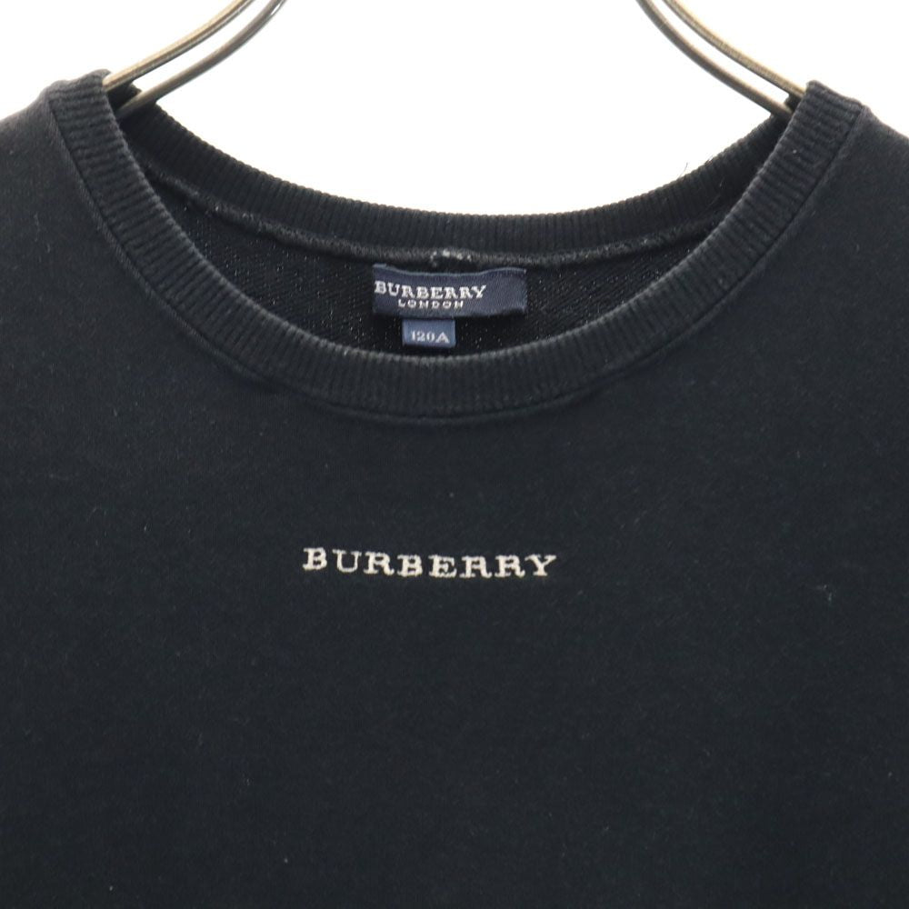 バーバリーロンドン 三陽商会 日本製 ノースリーブ フレンチスリーブ ワンピース 120A ブラック BURBERRY LONDON キッズ