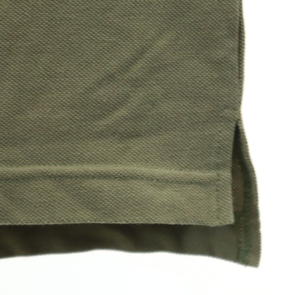 Warner Bros ワーナーブラザーズ 90s オールド 半袖 ポロシャツ M カーキ ルーニーテューンズ ワイリーコヨーテ 鹿の子地 メンズ