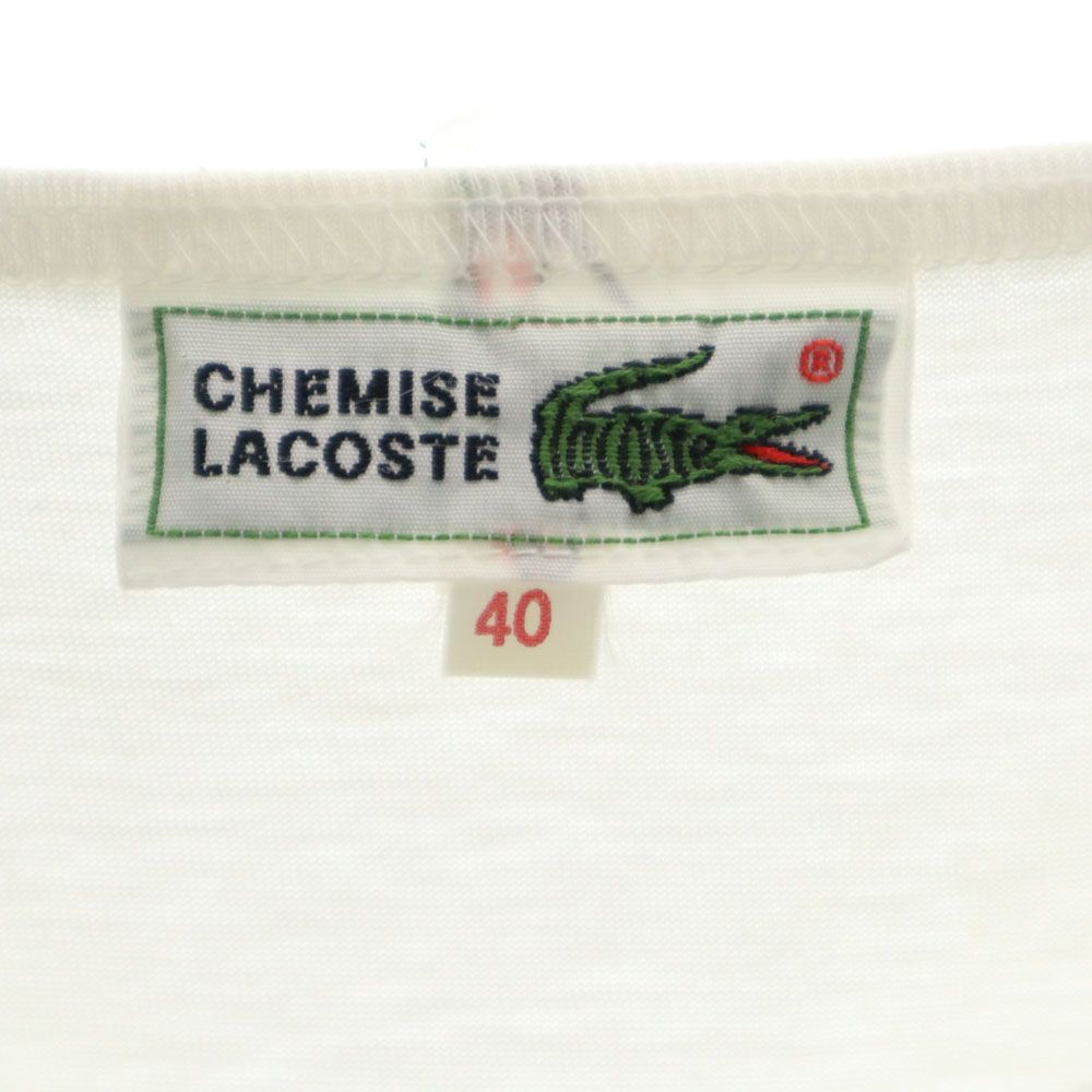 ラコステ 半袖 Tシャツ 40 ホワイト系 LACOSTE レディース