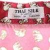 タイシルク 90s オールド 総柄 半袖 シャツ ピンク系 THAI SILK メンズ