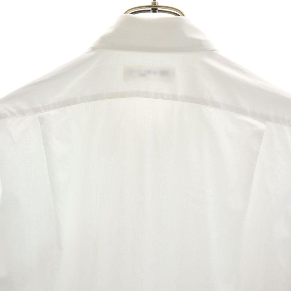 セリーヌ オールド 総柄 長袖 シャツ ホワイト CELINE メンズ