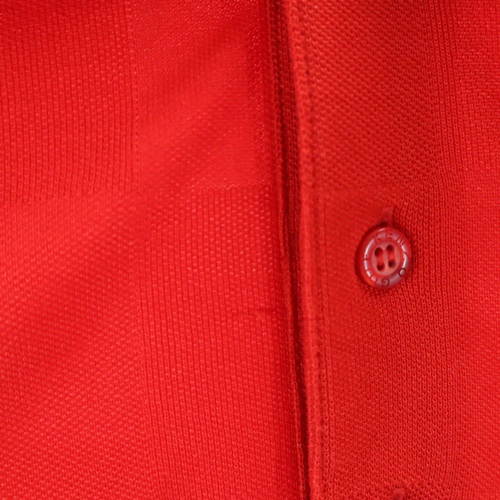 KENZO GOLF ケンゾーゴルフ 90s オールド 半袖 ポロシャツ 5 レッド 鹿の子 メンズ