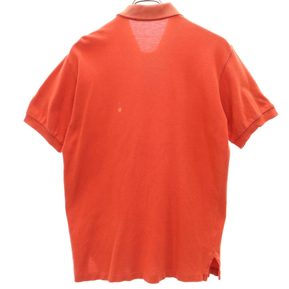 Burberrys バーバリーズ 90s オールド 半袖 ポロシャツ L オレンジ系 鹿の子地 メンズ