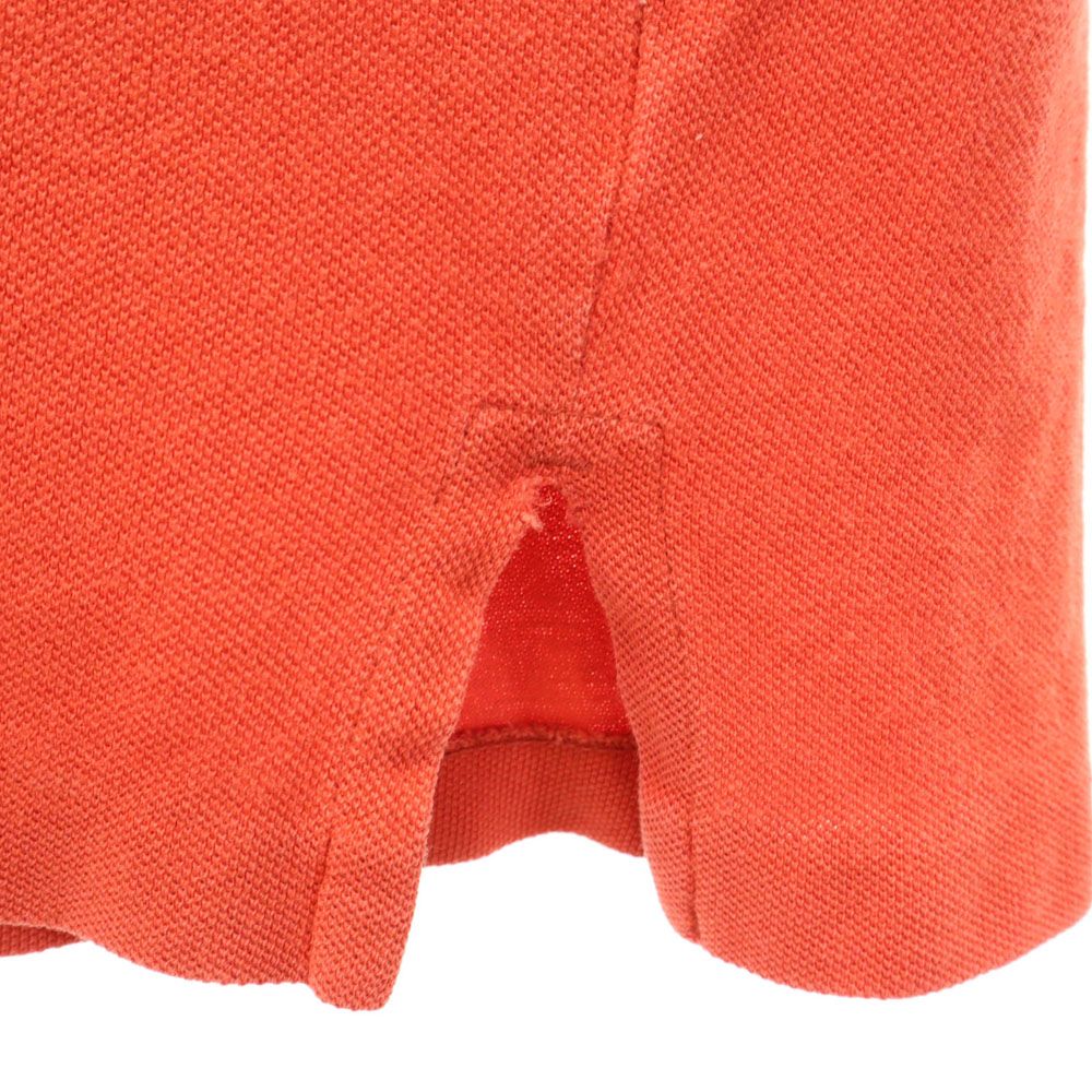 Burberrys バーバリーズ 90s オールド 半袖 ポロシャツ L オレンジ系 鹿の子地 メンズ