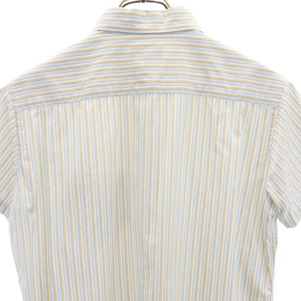 PEARLY GATES パーリーゲイツ ストライプ柄 ゴルフ 半袖 シャツ 2 ホワイト 他 レディース