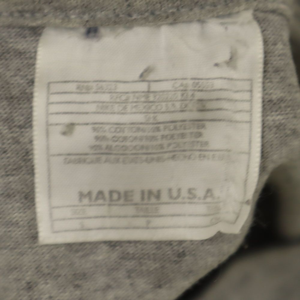 NIKE ナイキ 90s 00s 白タグ オールド USA製 半袖 Tシャツ S グレー メンズ