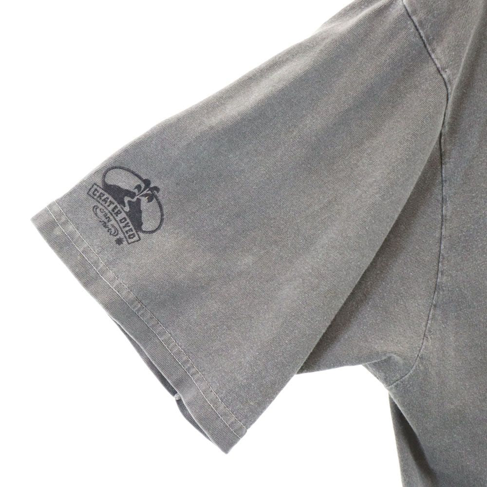 クレイジーシャツ オールド バックプリント 半袖 Tシャツ L グレー Crazy Shirt メンズ