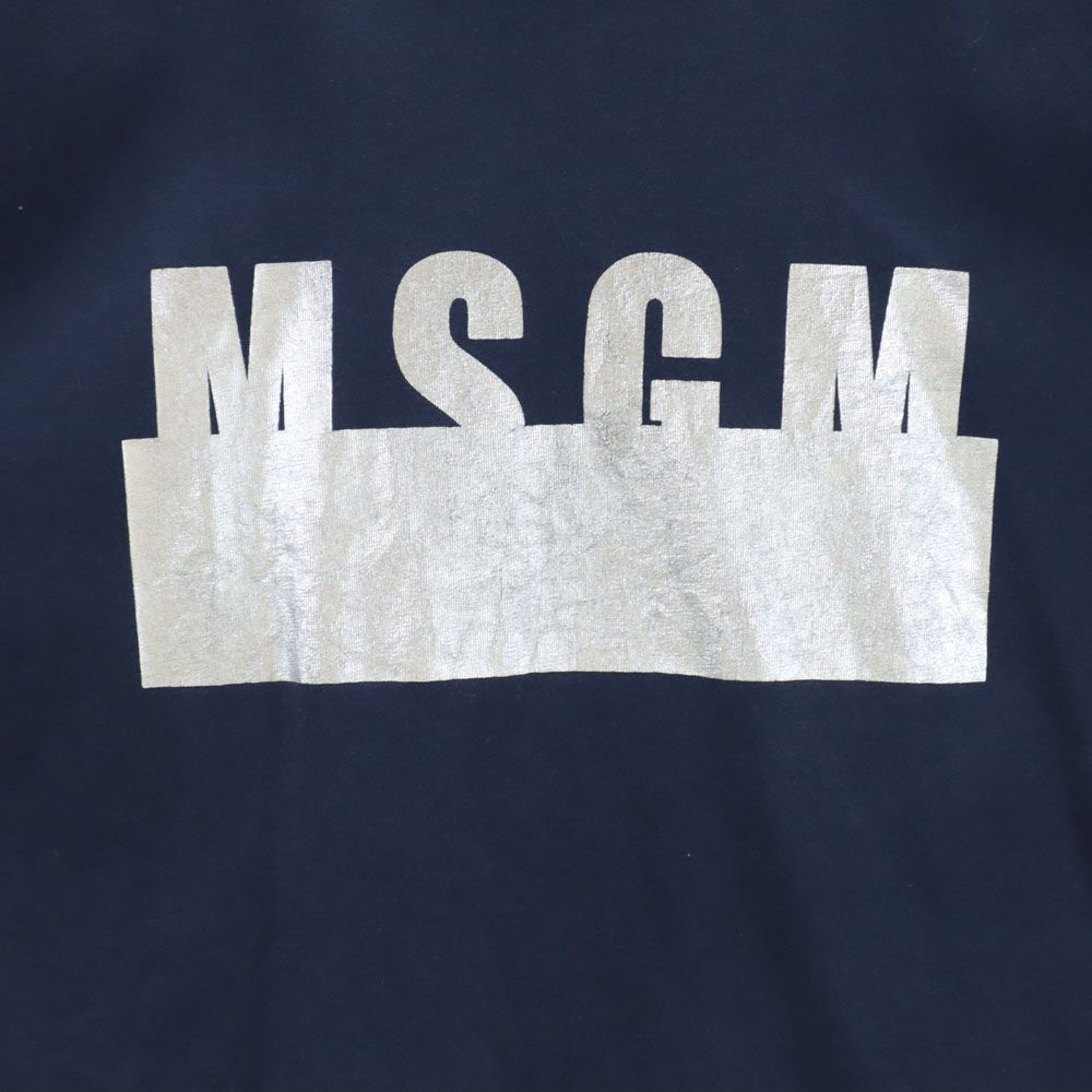MSGM エムエスジーエム 半袖 Tシャツ XS ネイビー メンズ