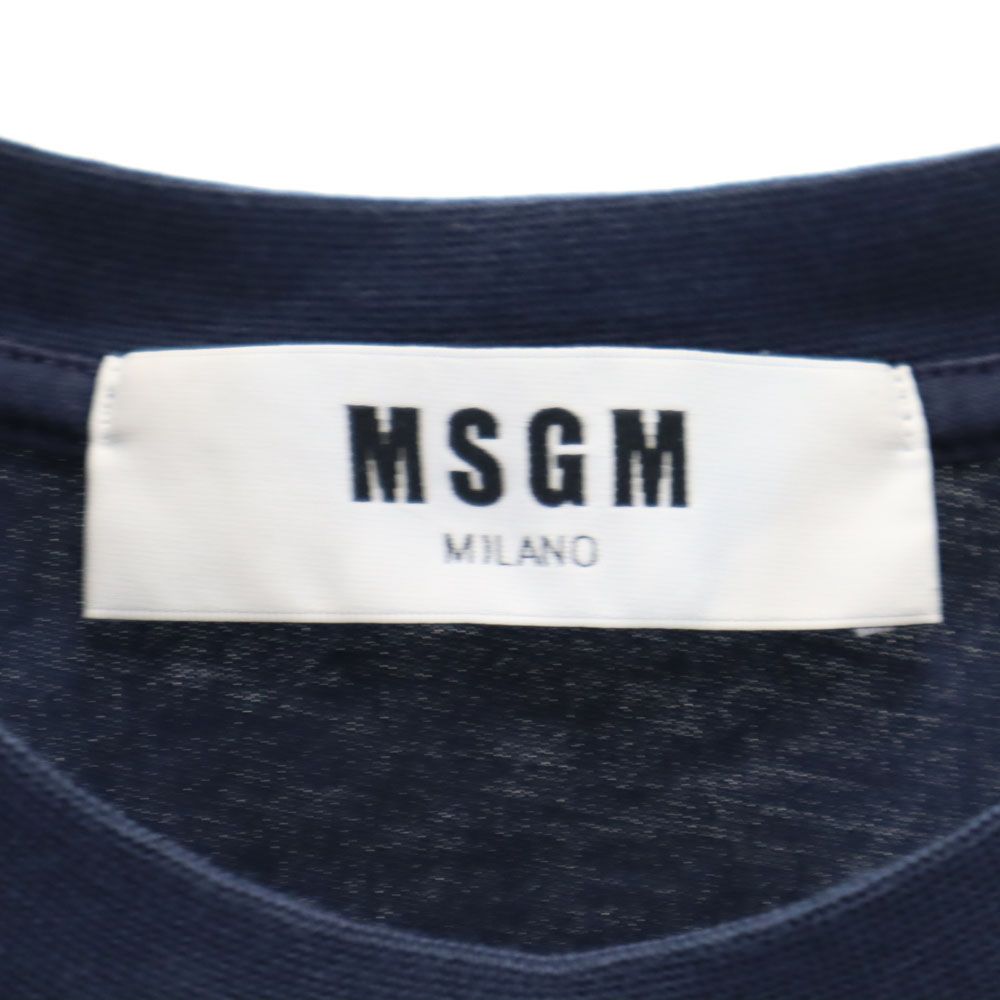 MSGM エムエスジーエム 半袖 Tシャツ XS ネイビー メンズ