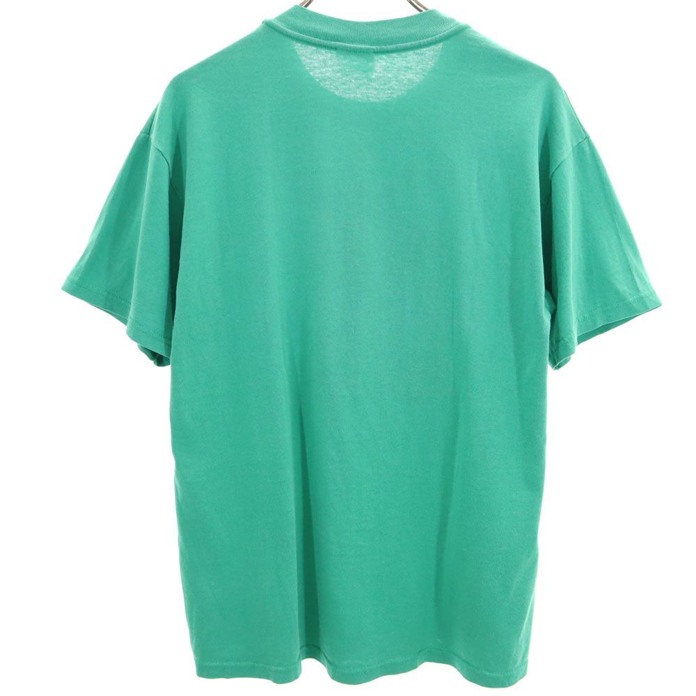 Hanes ヘインズ プリント 半袖 Tシャツ M グリーン系 メンズ